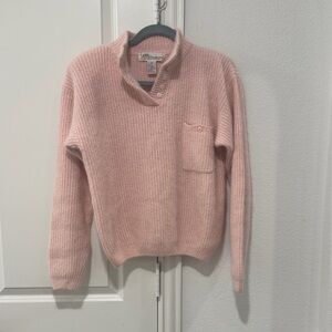 Vintage Norm Thompson Soft Pink Crew Neck Sweater